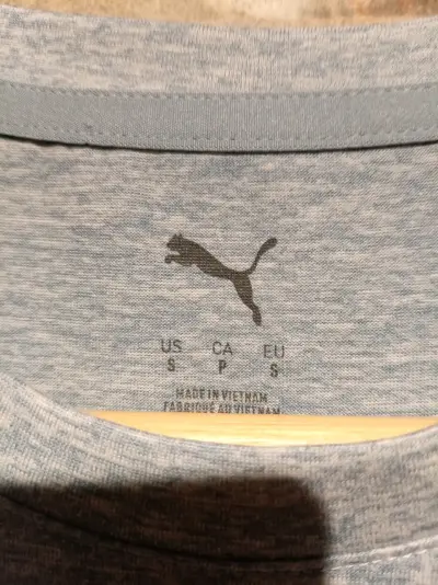 Polera Puma Celeste Original Talla: S - miniatura 4