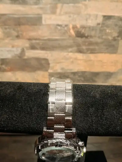 Reloj de Pulsera Geneva Plateado con Cronógrafo - miniatura 2