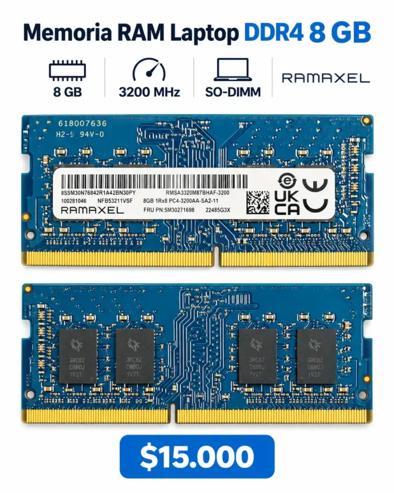 RAM Ramaxel 8 GB DDR4 3200 MHz notebook USADA