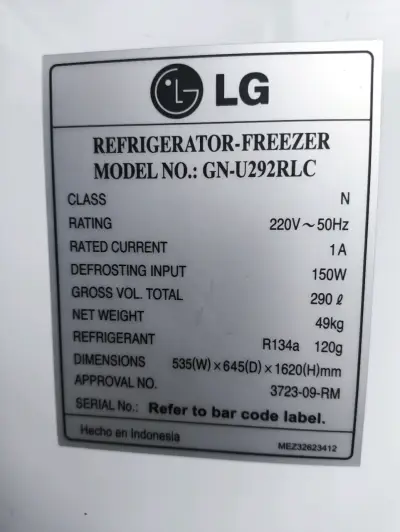 Refrigerador LG de dos puertas No Frost - miniatura 5