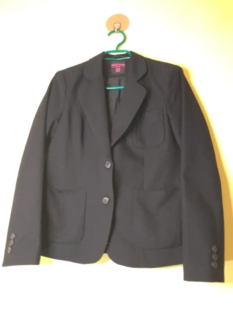 Blazer azul marino colegio para mujer talla 36 - 1