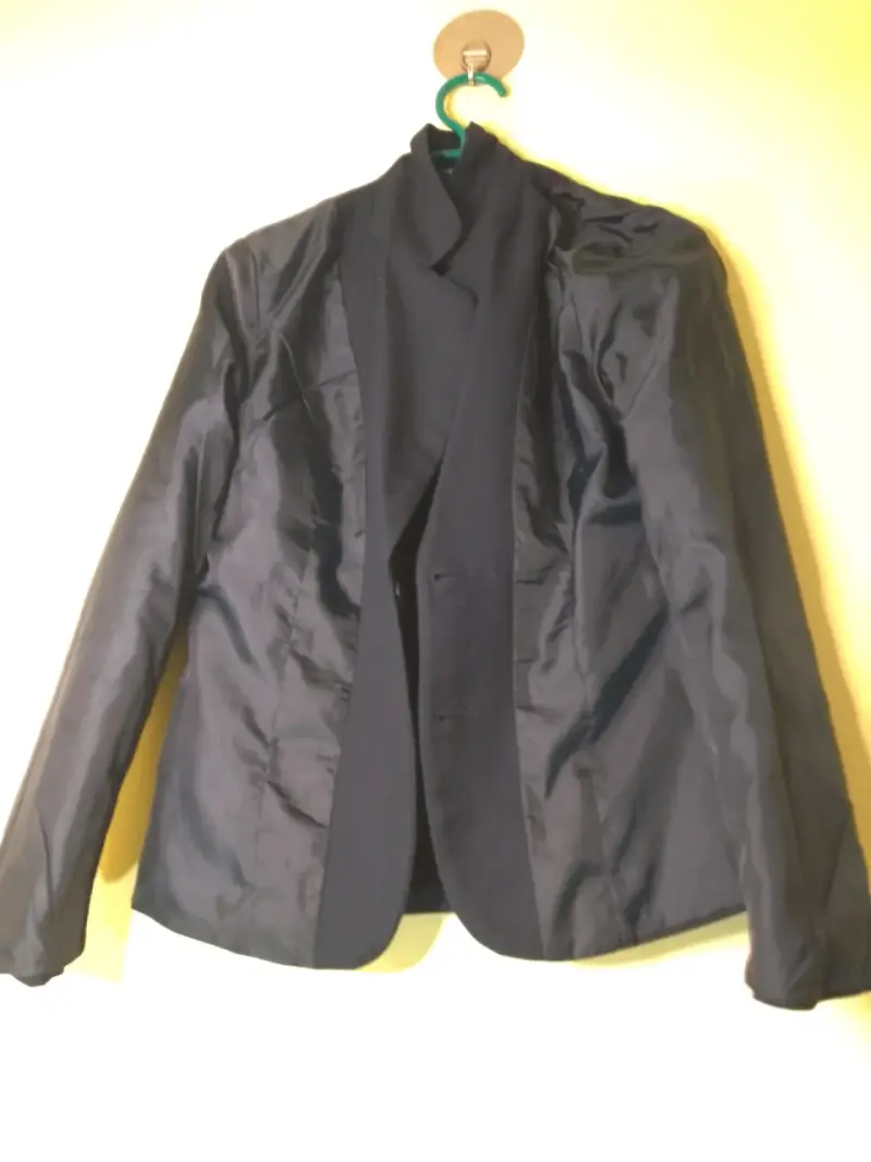 Blazer azul marino colegio para mujer talla 36 - 4