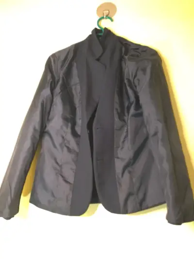 Blazer azul marino colegio para mujer talla 36 - miniatura 4