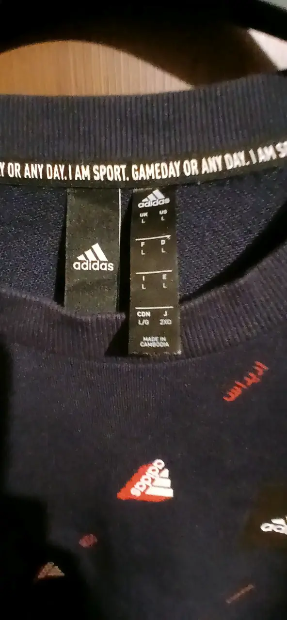 Polerón azul con estampado Adidas - 2