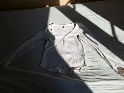 Polera manga larga blanca de algodón Sybilla - miniatura 1
