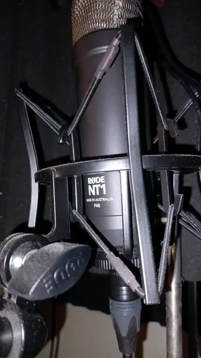 Micrófono de condensador Rode NT1 con caja nueva. - miniatura 1