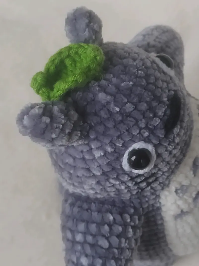 Peluche amigurumi Totoro tejido a crochet - 5