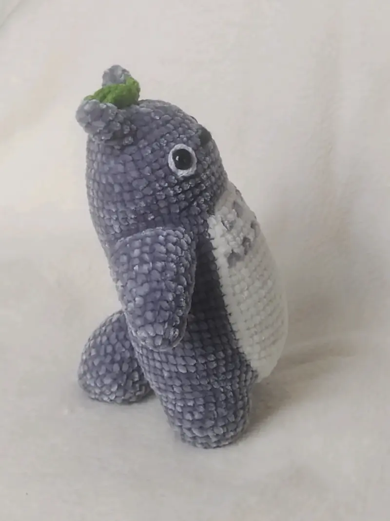 Peluche amigurumi Totoro tejido a crochet - 6