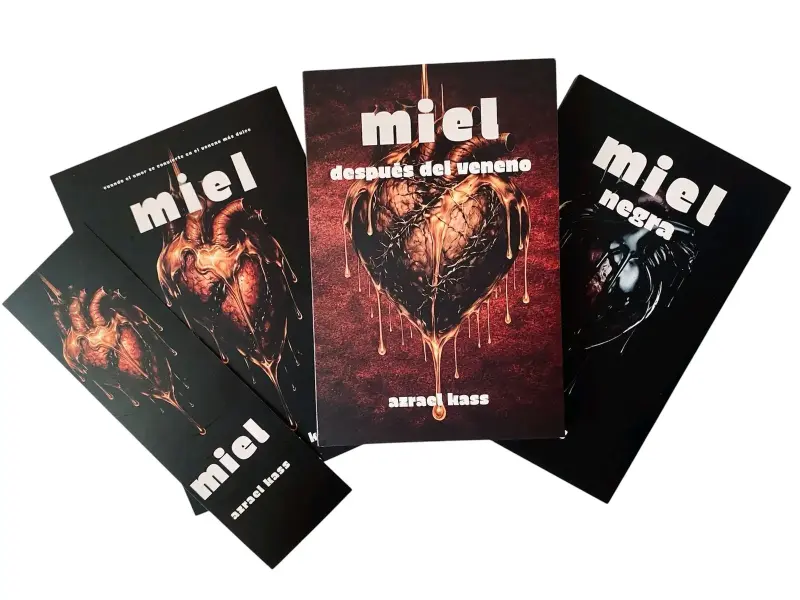 Set de libros 'Miel' de Azrael Kass