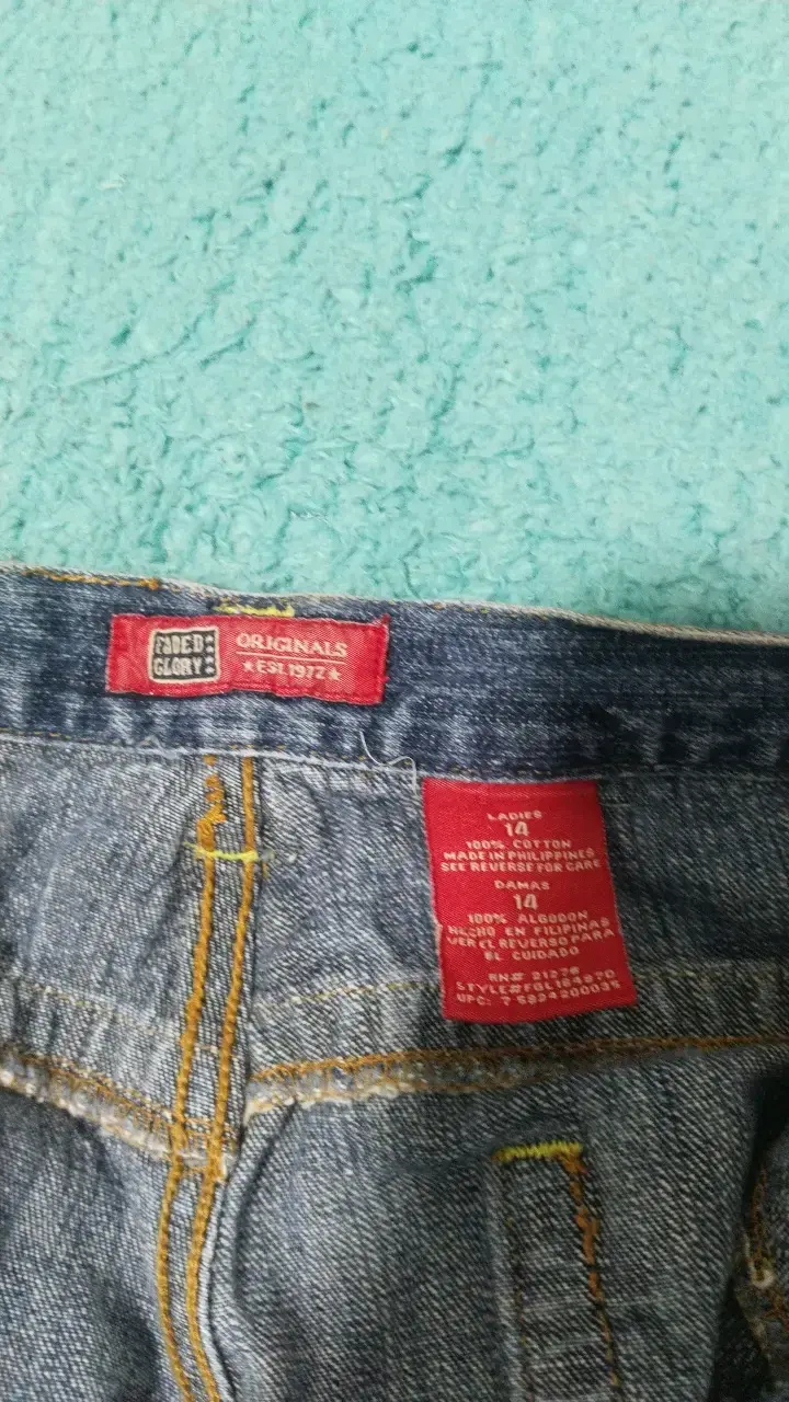 Shorts de mezclilla para mujer talla 14 - 3