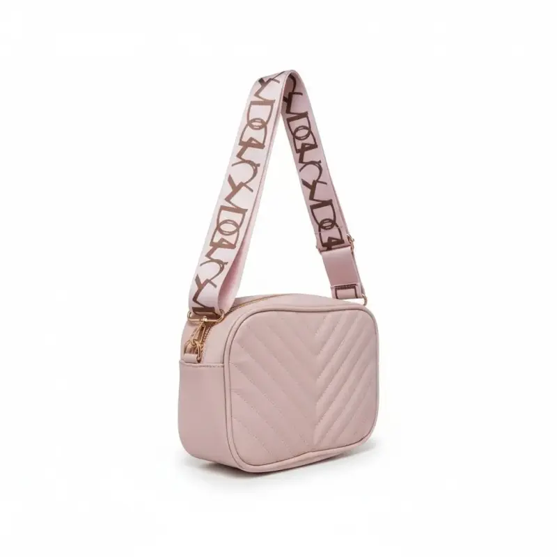 Bandolera Rosada Mujer Bolso Crossbody Quilted - 2