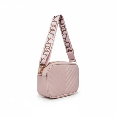 Bandolera Rosada Mujer Bolso Crossbody Quilted - miniatura 2