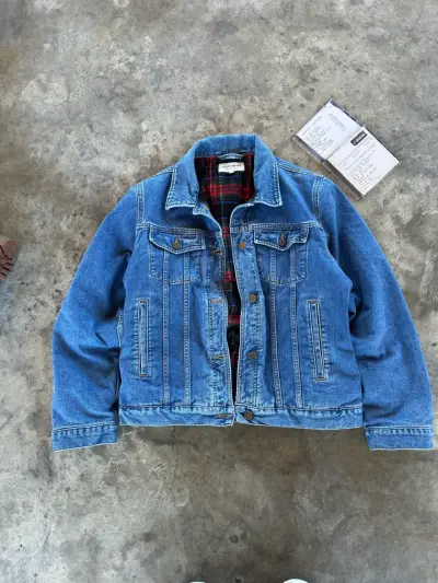 Chaqueta de mezclilla azul Eddie Bauer - miniatura 2