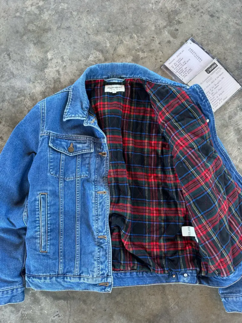 Chaqueta de mezclilla azul Eddie Bauer - 4
