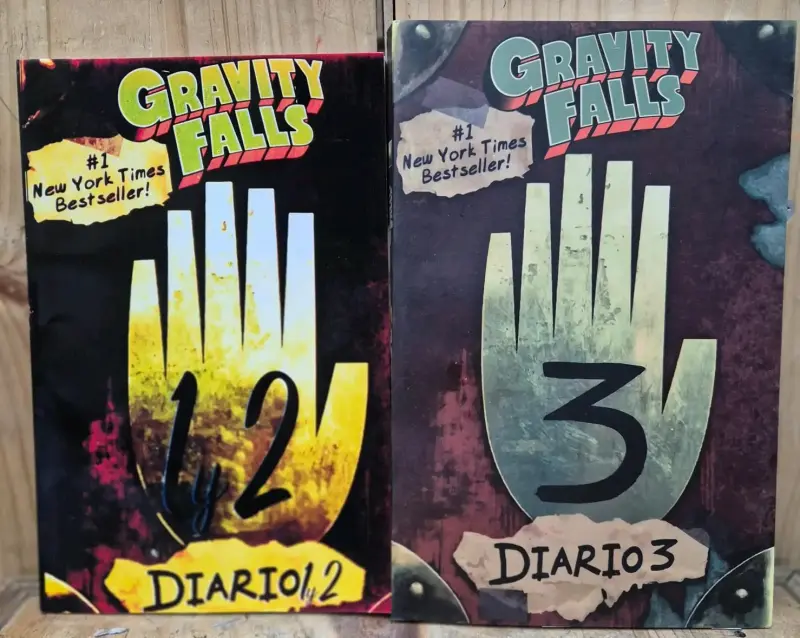 Set de Diarios Gravity Falls 1, 2 y 3