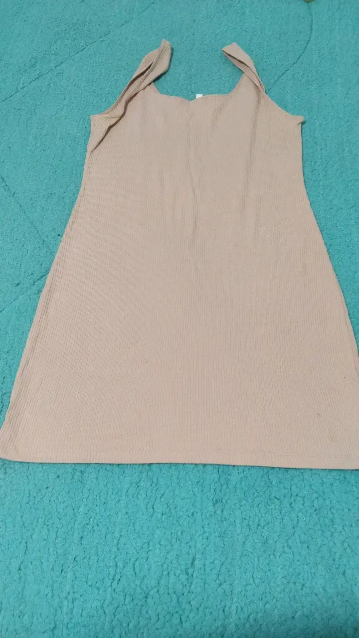 Vestido sin mangas rosa palo - 2