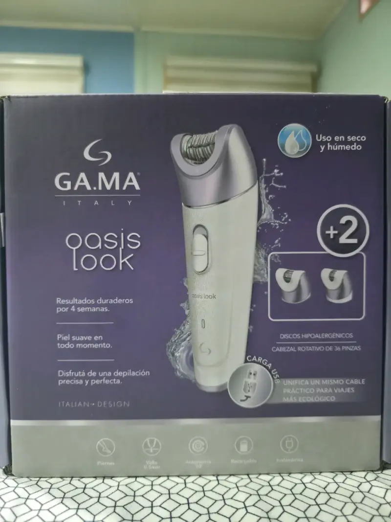 Depiladora Gama Oasis Look recargable - 1