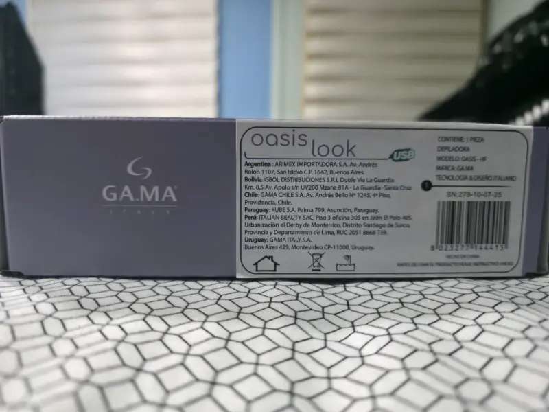 Depiladora Gama Oasis Look recargable - 4