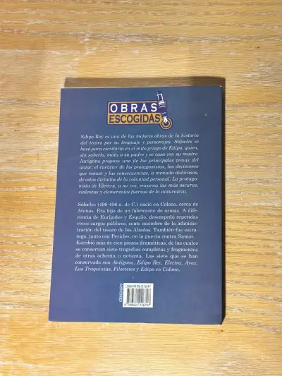 Libro Edipo Rey Antígona Electra de Sófocles - miniatura 2