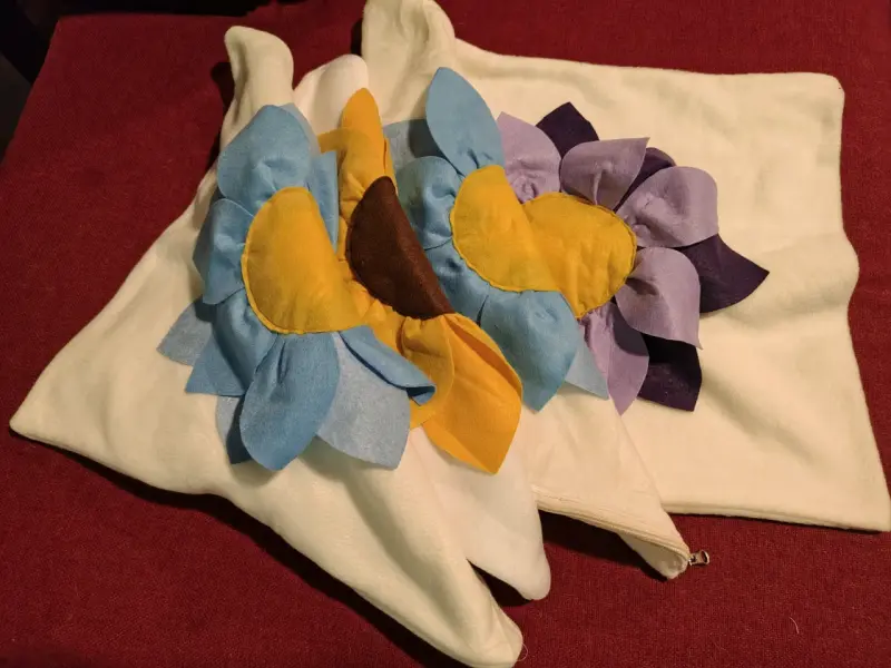 Fundas de cojín con diseño de flores - 4