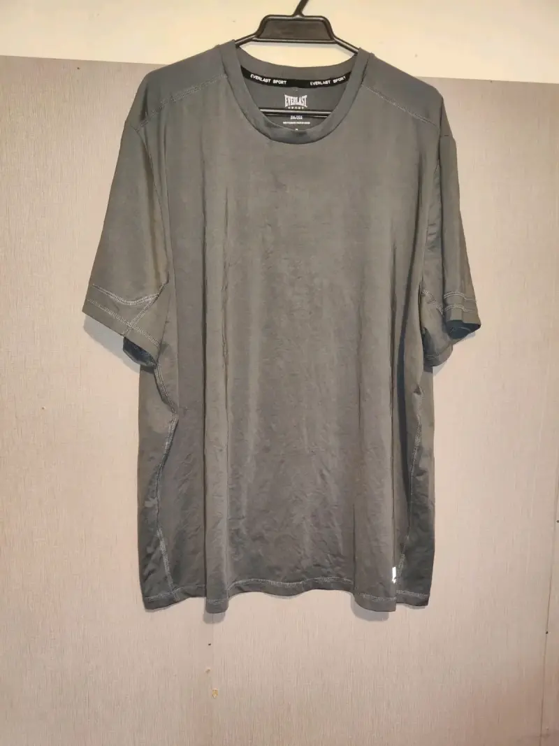 Polera deportiva azul para hombre - 4