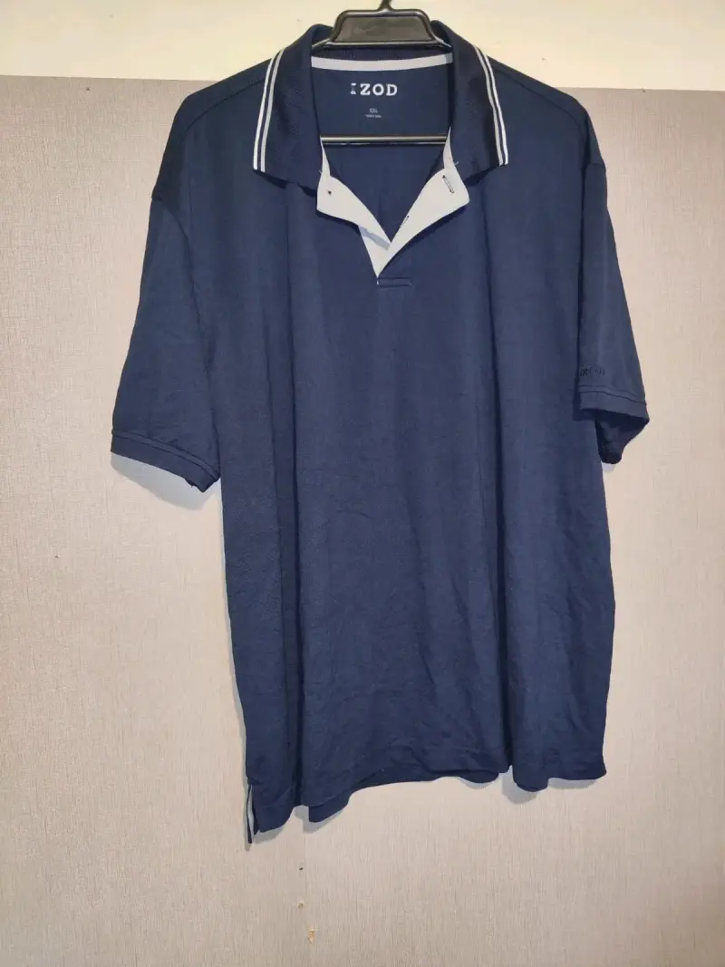 Polera deportiva azul para hombre - 6