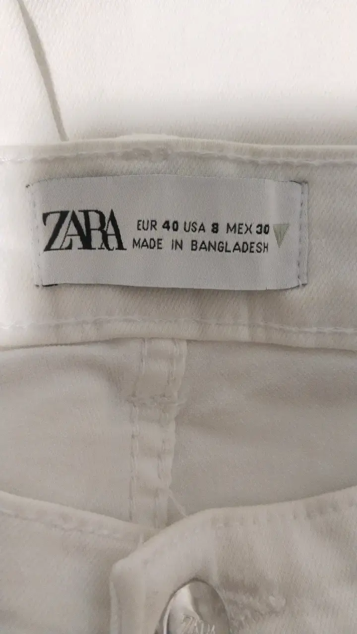 Pantalones blancos Zara - 3