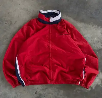 Chaqueta Roja Tommy Hilfiger con Cierre - miniatura 1