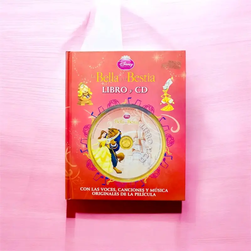 Libro y CD de La Bella y la Bestia Disney