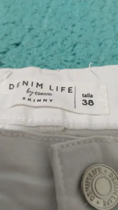 Jeans blancos skinny Denim - miniatura 4