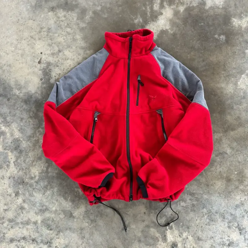 Chaqueta polar roja Salewa para hombre - 1