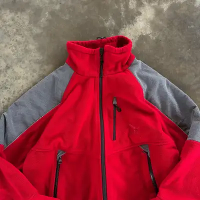 Chaqueta polar roja Salewa para hombre - miniatura 2