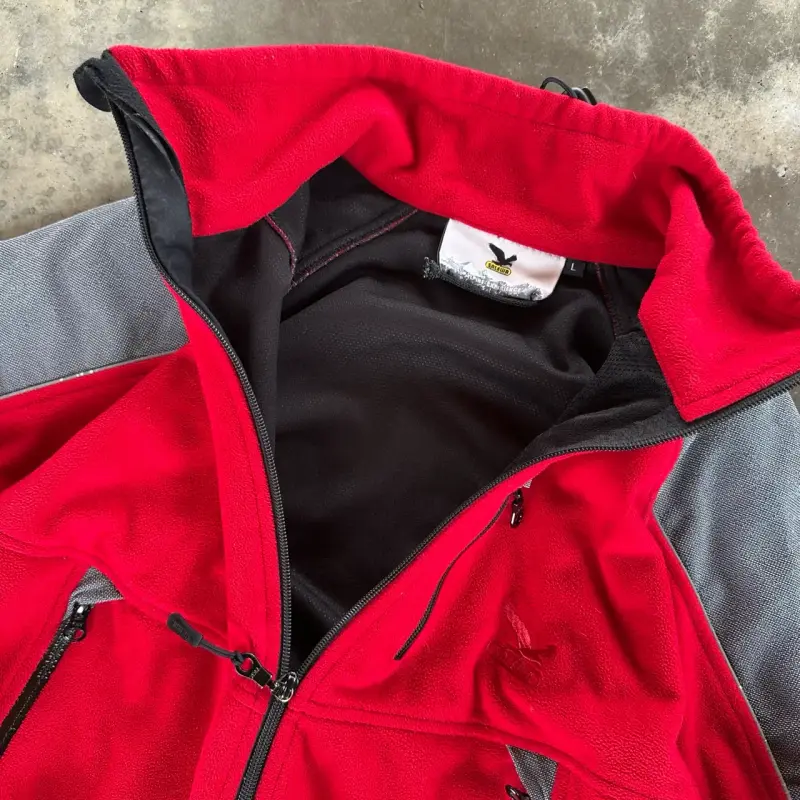 Chaqueta polar roja Salewa para hombre - 4