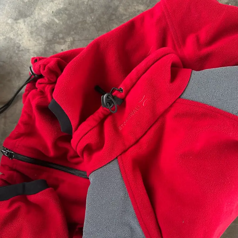 Chaqueta polar roja Salewa para hombre - 5