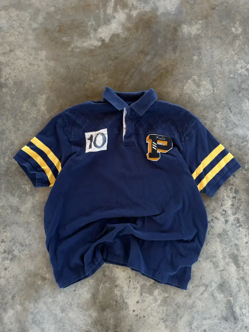 Polera Polo Ralph Lauren azul con número 10 - 1