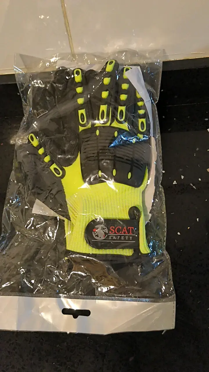 Guantes de seguridad SCAT Safety amarillos - 1