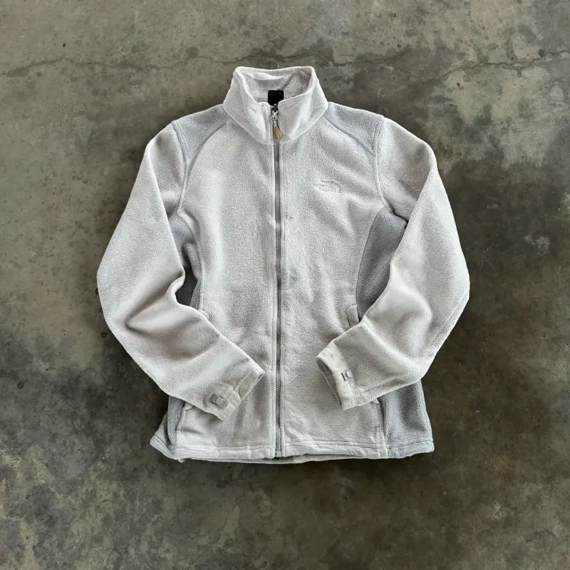 Chaqueta polar gris The North Face para mujer - 2
