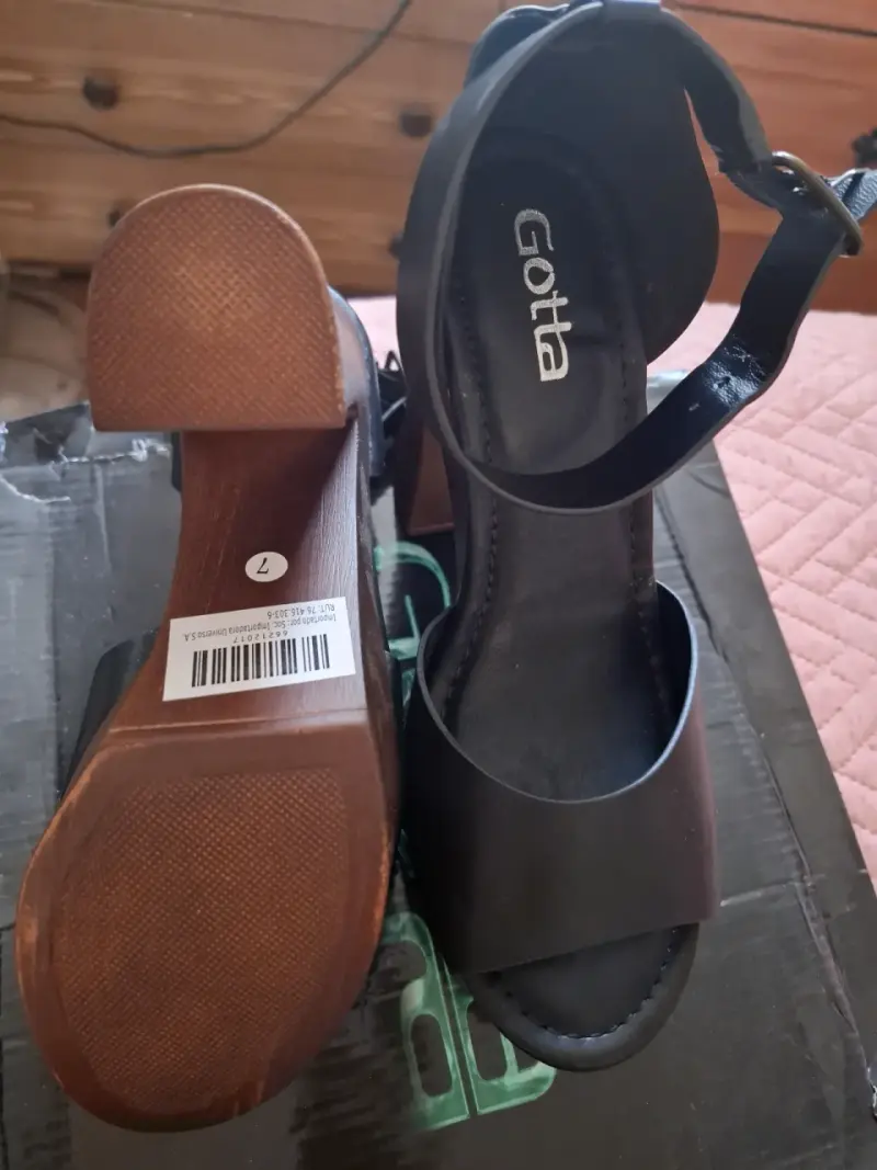 Sandalias de tacón alto negras Gotta - 2
