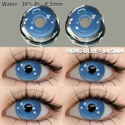 Lentes de contacto azules Cosplay Halloween - miniatura 1