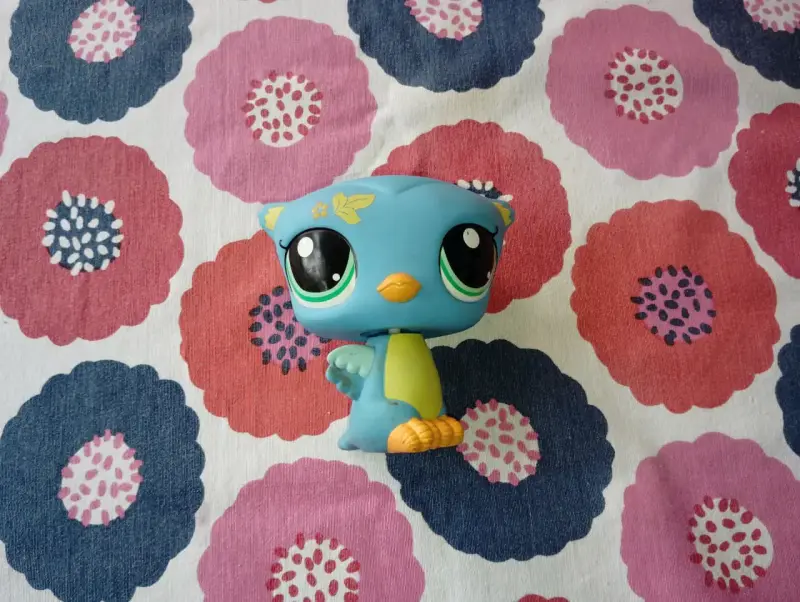 Figura de colección Littlest Pet Shop azul