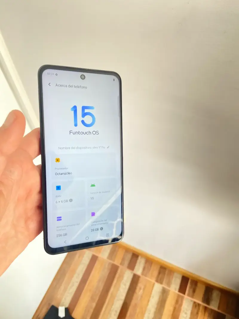 Smartphone Vivo Y19s con 256GB y 6GB RAM - 3