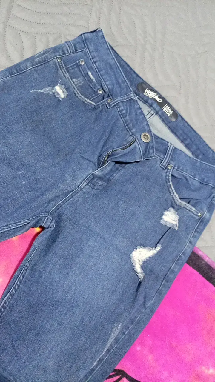 Jeans negros mossimo para hombre - 1