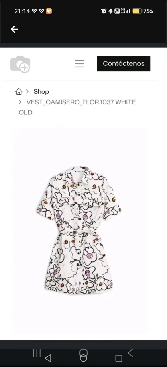 Vestido camisero floral Desigual NUEVO - 2