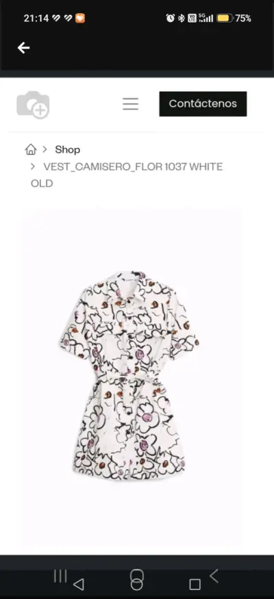 Vestido camisero floral Desigual NUEVO - miniatura 2