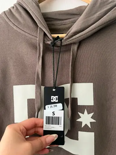 Polerón con capucha DC shoes marrón unisex - miniatura 2