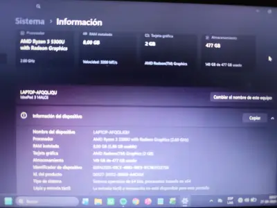 Laptop Lenovo AMD Ryzen 5 3500U - miniatura 2