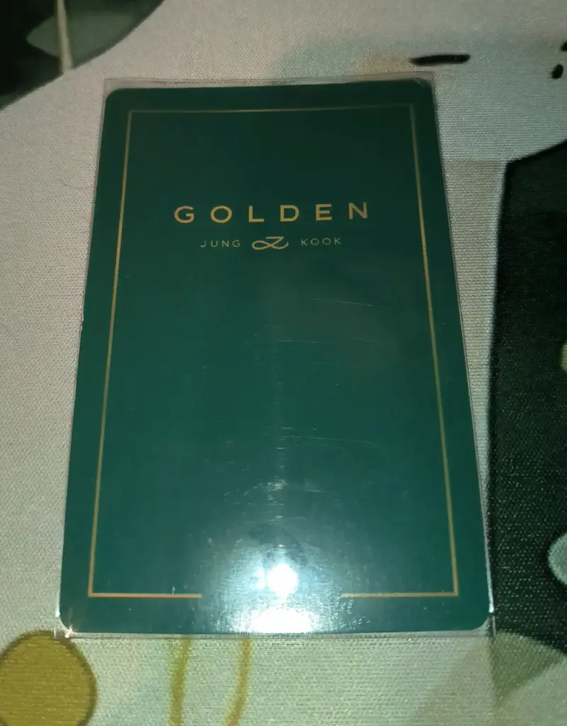 Tarjeta de colección Golden Jung Kook - 2