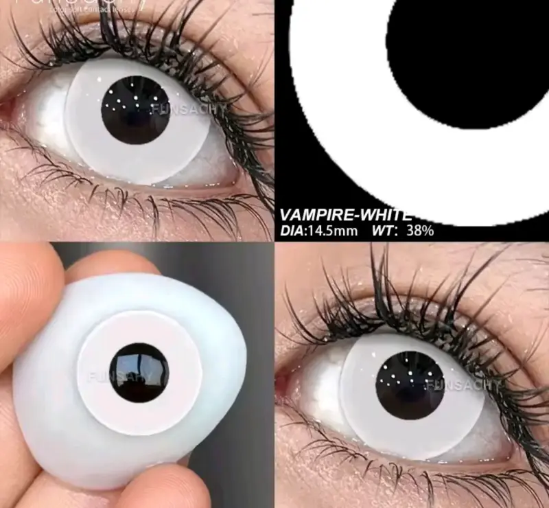 Lentes de contacto de color morado Froya - 3