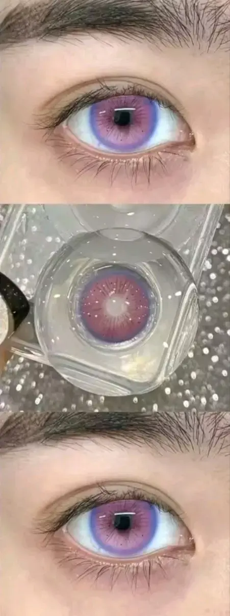 Lentes de contacto de color morado Froya - 4