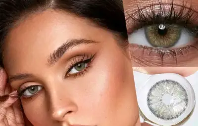 Lentes de contacto cosméticos color verde - miniatura 1